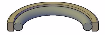 Picture of PISTON SEAL 2-PC METRIC